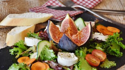 Salad on a plate