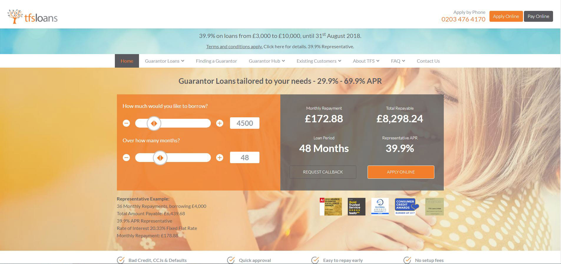 TFS Loans New Website Design